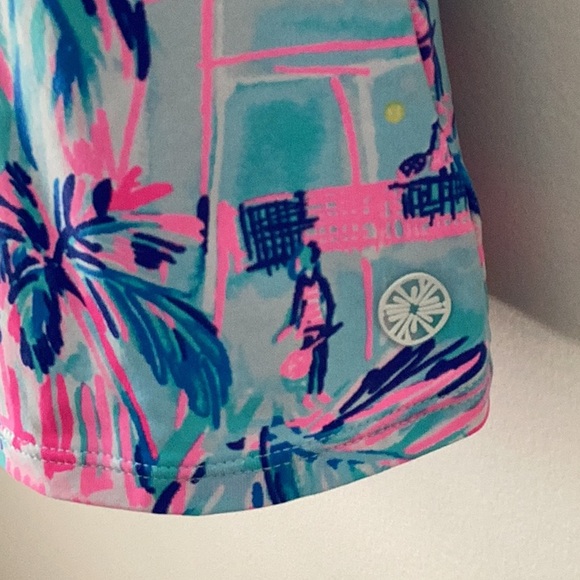 Lilly Pulitzer Canna Bra Tank in Ravello Blue Perfect Match - Picture 5 of 6